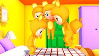 5 Little Monkeys + More Nursery Rhymes | CocoBerry Songs for Kids