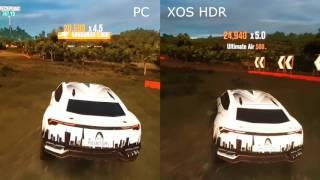 Samsung KS9000/Forza Horizon 3 / PC vs XBOX ONE S HDR / Same settings