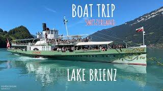 Most beautiful boat trip in Switzerland - Lake Brienz 4K