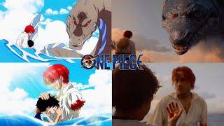 Shanks Saves Luffy | Netflix One Piece Ep 2 Vs Anime Scene Comparison