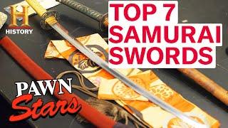 Pawn Stars: TOP 7 SAMURAI SWORDS | History