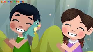  Little Bird's Song!  A Melody of Joy and Wonder  Nursery Rhymes Kids Sogn @Sibling Stars TV