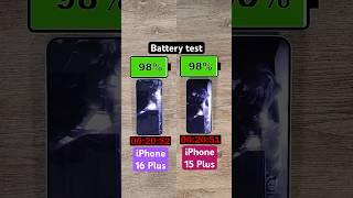 iPhone 16 Plus vs iPhone 15 Plus battery test