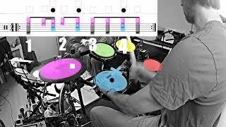 Afro cubain apprendre la batterie en couleur drumming color Julien bonamy