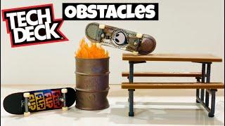 Tech Deck Street Hits Obstacles World Edition Picnic Table and Hot Garbage Unboxing