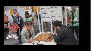 Magnus is late as always / Carlsen - Maghsoodloo / Round 5 Chess OL 2024