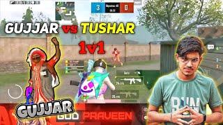 @godtusharop1  vs GUJJAR X 1v1 TDM FULL INTENSE MATCH  MOST HARD COMEBACK  - PUBG MOBILE LITE