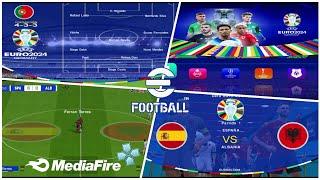 eFootball 2025 PSP ISO C19 Euro & Copa America New Update 2024 Last Transfers Camera PS5 Graphics 4K