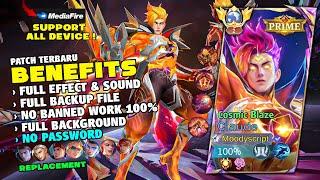 FIX SKILL! | Claude Prime Cosmic Blaze Skin Script No Password | Full Effect & Full Sound