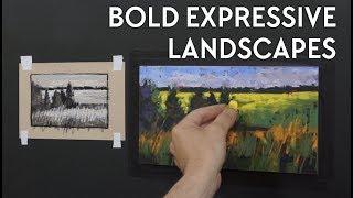 Landscape Painting – Bold Expressive Landscapes