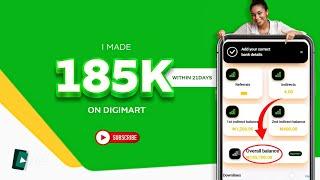 DIGIMART - I made 185K online on DigiMart within 21days  #digimart #makemoneyonline #ebukamediatv