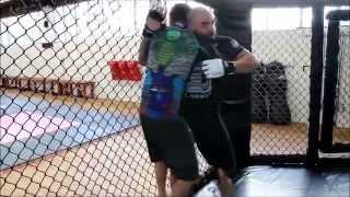 Sorriso BJJ - Ankle Pick Against The Cage