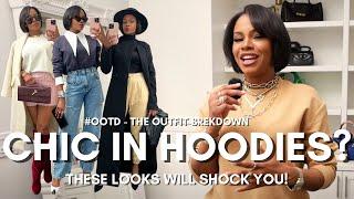 I MADE HOODIES & JOGGERS CHIC! WHAT I WORE LAST WEEK| THE OUTFIT BREAKDOWN BY THE SPLURGE SPECIALIST