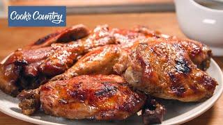 Tender Braised Turkey and Grilled Sweet Potatoes With Maple Chili Crisp | Cook's Country