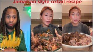 She makes oxtail better than Jamaicans ?! Somebody come look at this oxtail recipe.￼