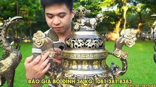 Bộ đỉnh đồng 36 kg - Đệ Nhất Đỉnh Đồng Nam Định