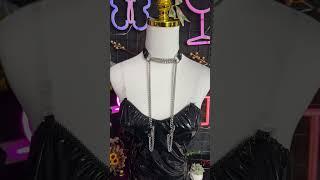  Goth, Punk & Subs Double Layered Chains Leather Choker for Alt Fashion #Jewelry #alternative