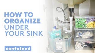 Cluttered Space? 3 Bathroom Sink Organization & Cleaning Tips | Contained | Real Simple