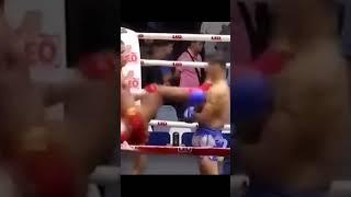 Muay Thai BRUTAL knockout #fighting #muaythai #thailand #kickboxing #elbow #japan #muaydtae #teep