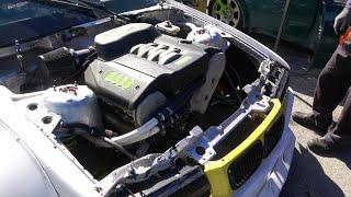 BMW E36 Audi V8 4.2 engine swapped drift car