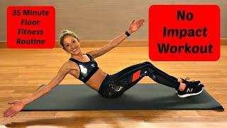 Workout On The Floor With No Impact | Exercise Routine For 35 Minutes On The Floor