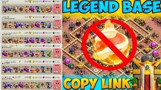 *LUCKY* But Top 10 Th16 *WEAKEST* Legend Base Link | Th16 Anti 2 Star Legend Base | Th16 War Base