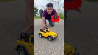 New Yellow Remote Control Jeep Car 