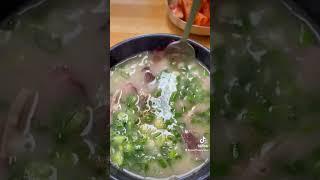 Hanbat Sullungtang Beef Noodle Soup in Koreatown LA #koreanfood