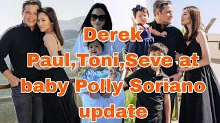 Ang Mga Ganap nina Toni Gonzaga  ,derek Paul Soriano  at ang  dalawang anak  sina  Seve  at  Polly