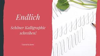 Aufwärmübungen Moderne Kalligraphie: Endlich schöner schreiben!