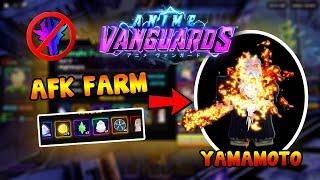 EASIEST WAY TO SOLO AND AFK FARM YAMAMOTO in ANIME VANGUARDS!!! | ROBLOX