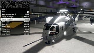 GTA 5 - DLC Aircraft Customization - Buckingham DH-7 Iron Mule (Heavy Transport Helicopter)