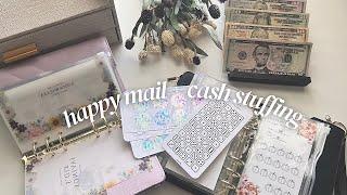 Happy Mail Unboxing | Cash Stuffing | New Savings Challenges | Set Up Kid’s Binder