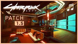 CYBERPUNK 2077 One Night in City Centre | Corpo Plaza Apartment Ambience + Rain