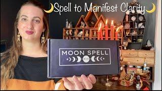 Spell to Manifest Clarity Let’s turn it into a SpellJar?  •UNBOXING• MoonSpell Box