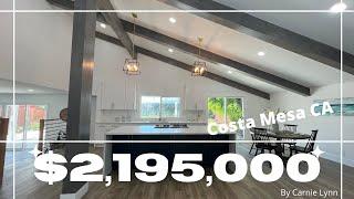 Newly Remodeled Home for Sale in Costa Mesa CA/ OC Luxury Homes