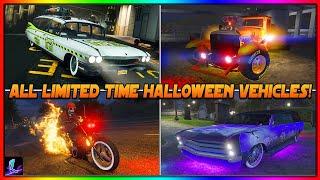 ALL Limited Time HALLOWEEN Vehicles - Cars & Bikes! (GTA 5 Online Halloween 2024 DLC Update)