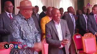 PRESIDENT RUTO FORCED TO WALK OUT AS UHURU KENYATTA AND DP KINDIKI INTERACTS IN EMBU