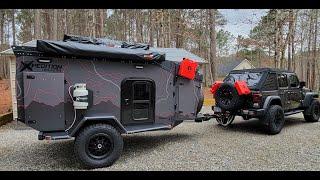 2022 Xpedition Voyager Overland Trailer - 1st set up walkaround (SOLD)
