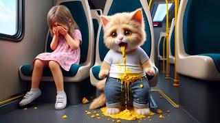 Poor Cat got Food Poisoning Vomit everywhere!️ #cat #cutecat #cute