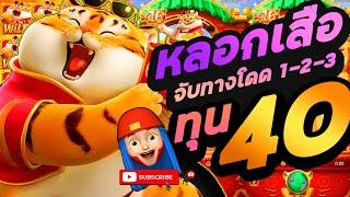 สล็อต PG : Fortune Tiger pg สูตรเสือ โกงจัด ทุน 40 บาท หลอกเสือ โดดยับ 1-2-3 ?? !! #1