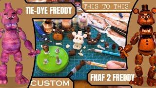 I Made TIE-DYE FREDDY In To WITHERED FREDDY [Five Nights At Freddy's] - custom