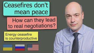 How can a ceasefire in Ukraine lead to peace?