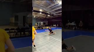 Jump, spin, miss… but still a point! Volleyball logic be like! ‍️