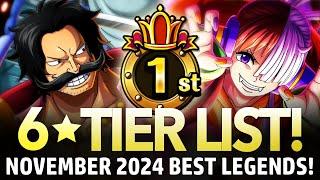 6 TIER LIST! Best Legends November 2024! (ONE PIECE Treasure Cruise)