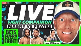 FIGHT COMPANION | UFC Vegas 100 | Magny vs Prates | LIVE STREAM | #UFCVegas100