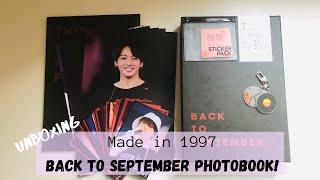 MADE IN 1997 - BACK TO SEPTEMBER UNBOXING! (LAST PHOTOBOOK!)