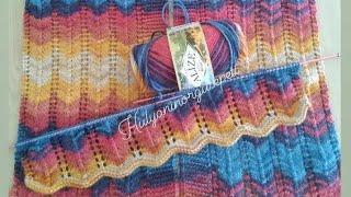 Batik Yelek Örneği Arka Parçanın Yapılışı #pinterest #örgümodelleri #hulyaninorgusepeti