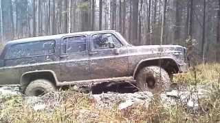 Chevrolet Suburban in the mud