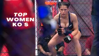 Women's Most Scariest Knockouts in MMA 2024